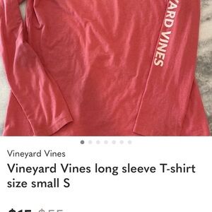 Lot of Vineyard Vines Red Long Sleeve T-Shirt and Towel